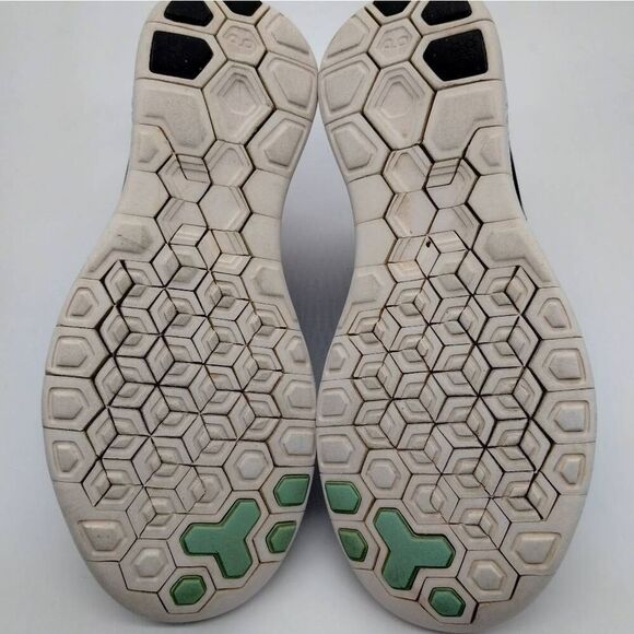 Nike Free 4.0 Flyknit Running Sneakers Womens Size‎ 8 Multicolor Athletic Shoes - Picture 7 of 8